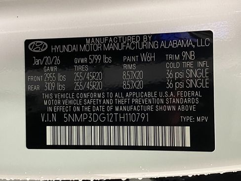 New 2026 Hyundai Santa Fe Limited image 35