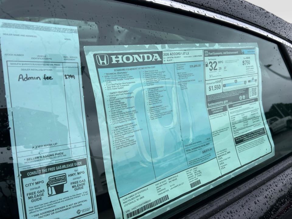 New 2026 Honda Accord LX image 33