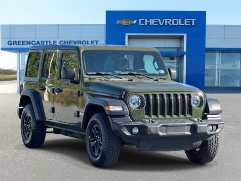 Used 2021 Jeep Wrangler Unlimited Sport image 1