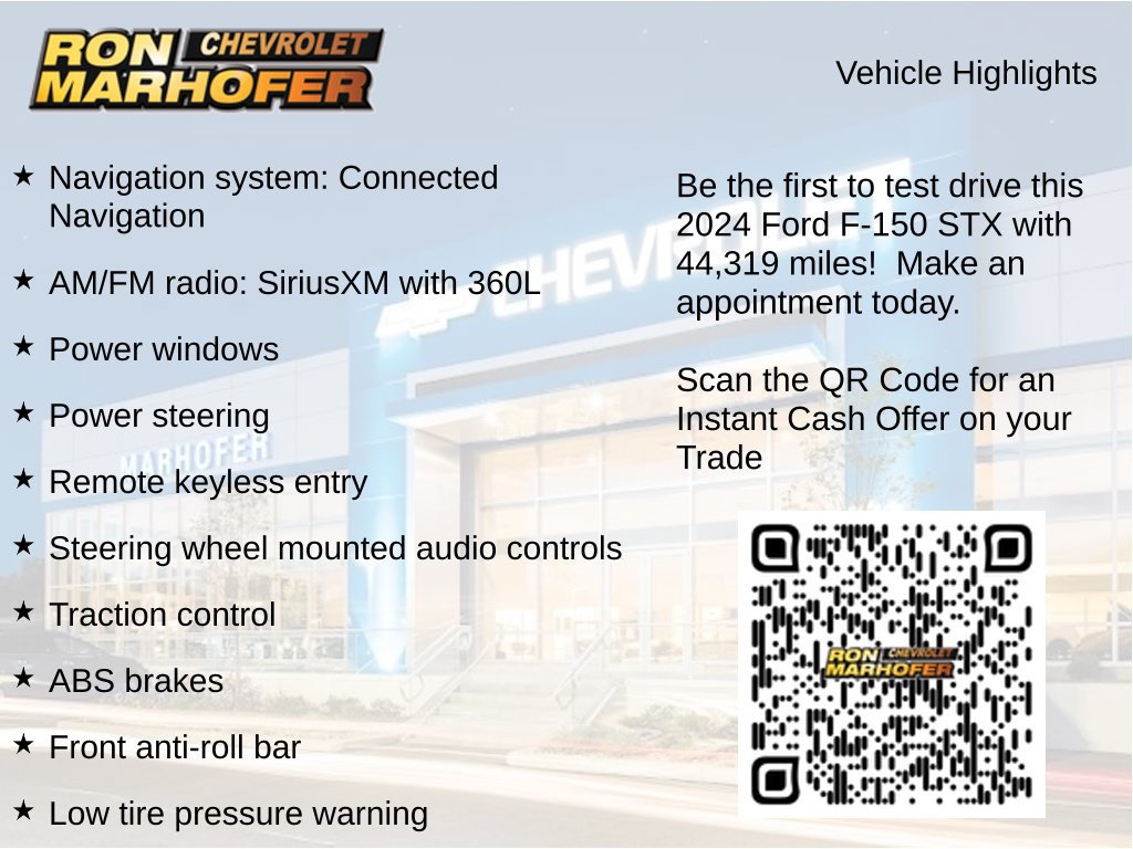 Used 2024 Ford F150 STX w/ Equipment Group 201A FX4 AWD/4WD image 2