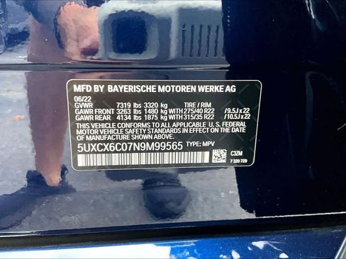 Certified 2022 BMW X7 M50i w/ Dynamic Handling Package AWD/4WD image 34