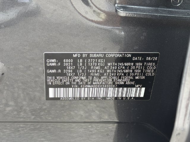 New 2027 Subaru Ascent Premium AWD/4WD image 25