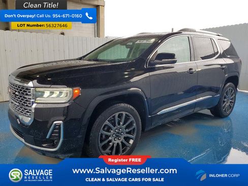 Used 2022 GMC Acadia Denali w/ Black Diamond Edition FWD image 1