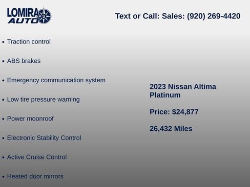 Used 2023 Nissan Altima AWD image 9