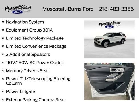 Used 2024 Ford Explorer Limited w/ Limited Technology Package AWD/4WD image 7