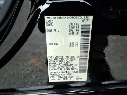 Used 2023 Nissan Altima 2.5 SV image 28