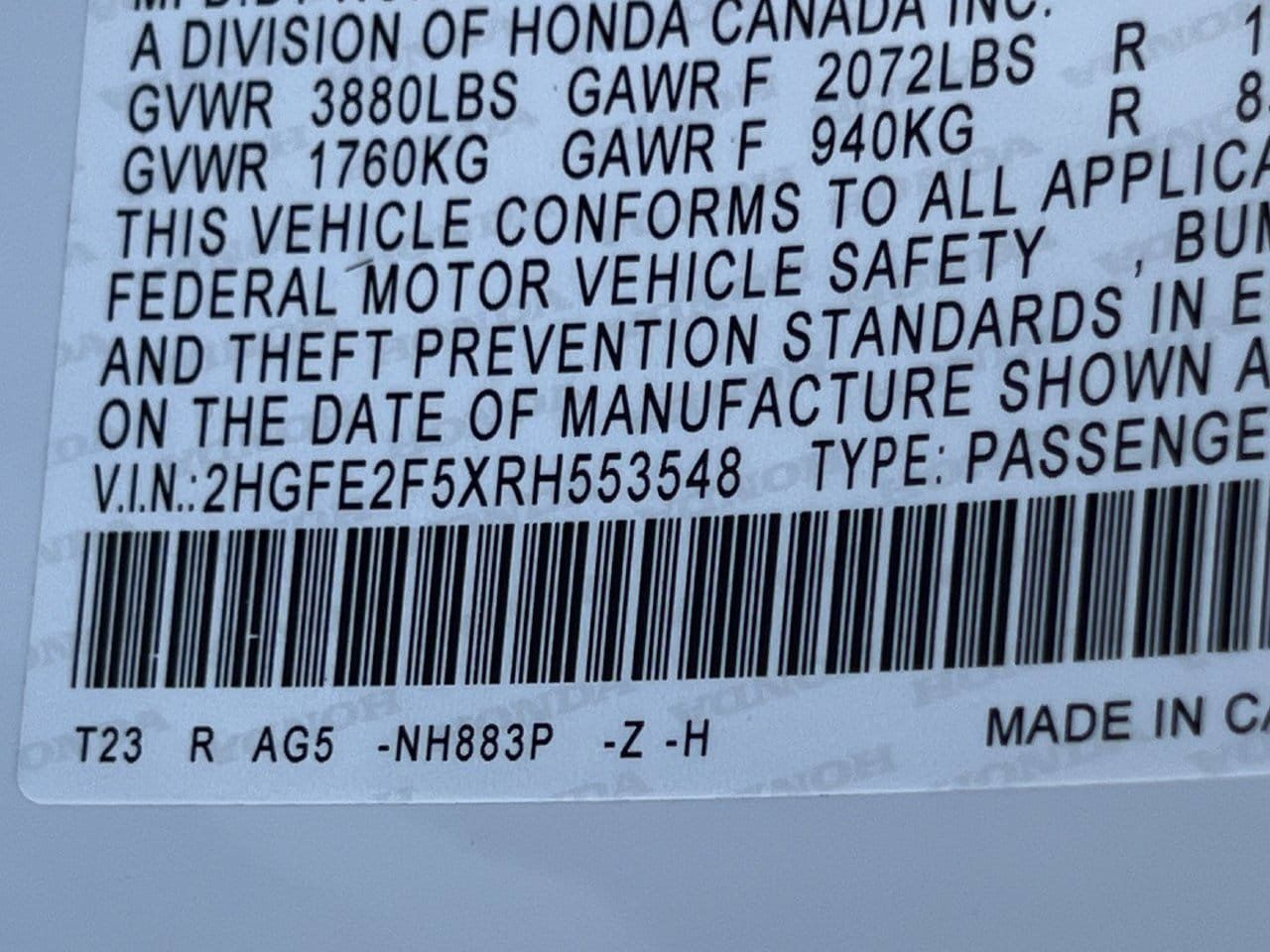 Used 2024 Honda Civic Sport image 22