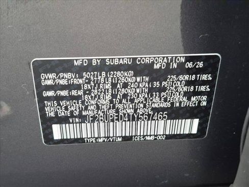 New 2026 Subaru Outback Touring AWD/4WD image 19
