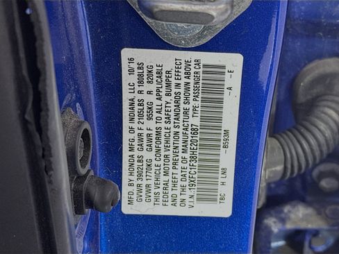 Certified 2017 Honda Civic EX-T image 31