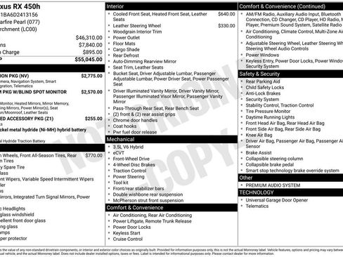 Used 2013 Lexus RX 450h FWD w/ Navigation Pkg image 24