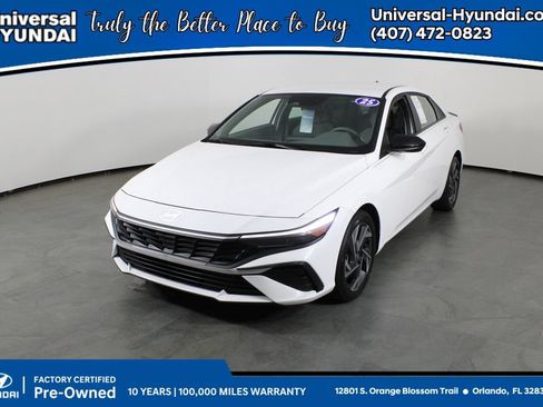 Certified 2025 Hyundai Elantra Sport FWD image 1