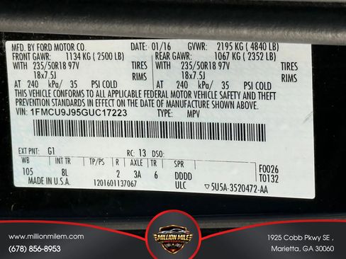 Used 2016 Ford Escape Titanium AWD/4WD image 32