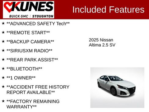 Used 2025 Nissan Altima 2.5 SV FWD image 2
