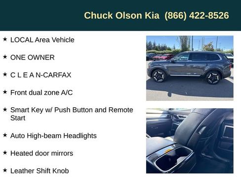 Used 2024 Kia Telluride S w/ S Sunroof Package AWD/4WD image 5