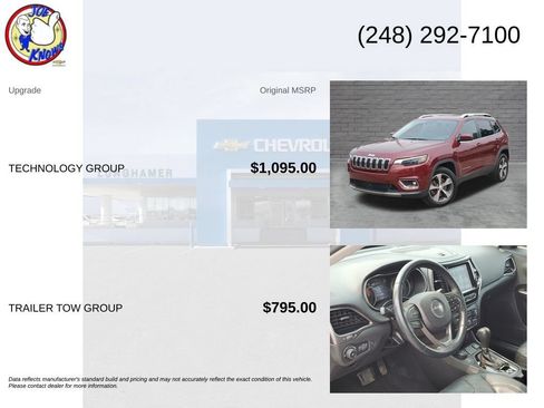 Used 2019 Jeep Cherokee Limited w/ Technology Group AWD/4WD image 5