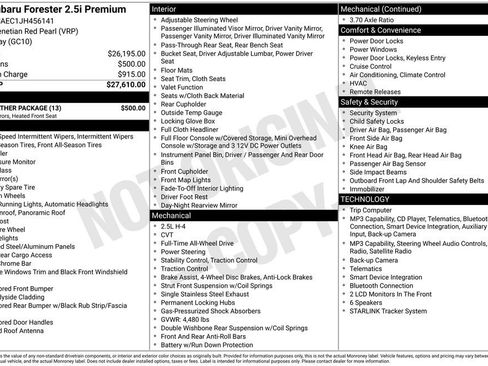 Used 2018 Subaru Forester 2.5i Premium w/ All-Weather Package image 10