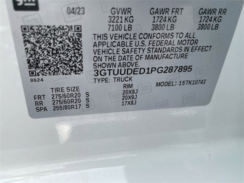 Used 2023 GMC Sierra 1500 SLT w/ SLT Premium Plus Package image 28