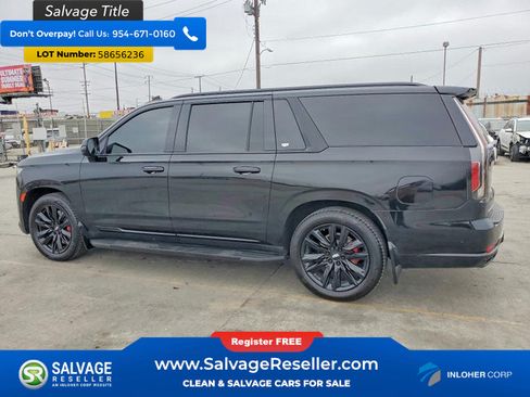 Used 2021 Cadillac Escalade ESV Sport Platinum w/ Heavy-Duty Trailer Package AWD/4WD image 3