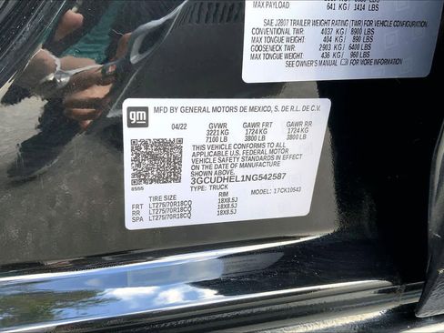 Used 2022 Chevrolet Silverado 1500 ZR2 w/ Technology Package image 37