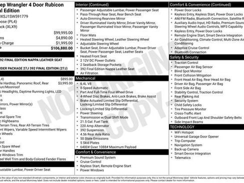 New 2025 Jeep Wrangler Unlimited Rubicon 392 image 30