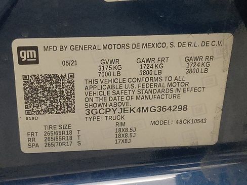 Used 2021 Chevrolet Silverado 1500 LT AWD/4WD image 33