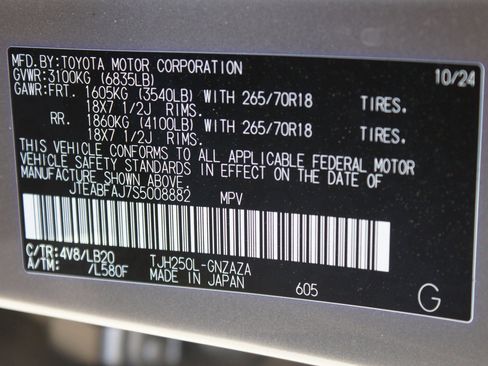 Used 2025 Toyota Land Cruiser AWD/4WD image 27