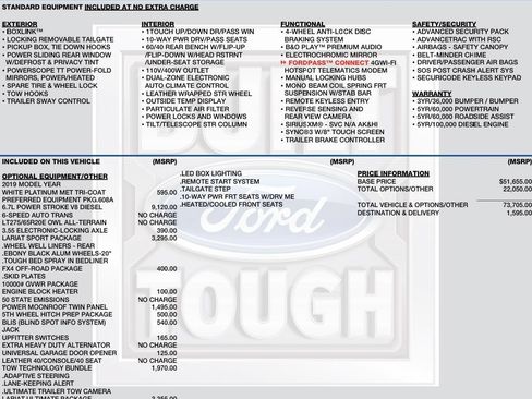 Used 2019 Ford F250 Lariat w/ Lariat Ultimate Package AWD/4WD image 2
