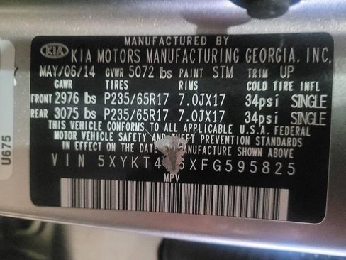 Used 2015 Kia Sorento LX image 33