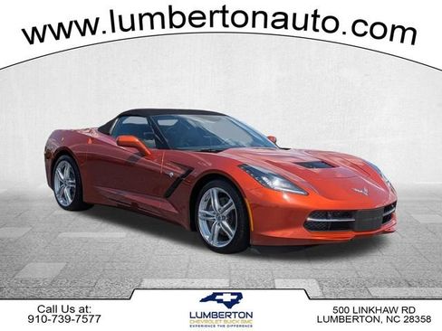 Used 2016 Chevrolet Corvette Stingray Convertible w/ 3LT Preferred Equipment Group RWD image 1