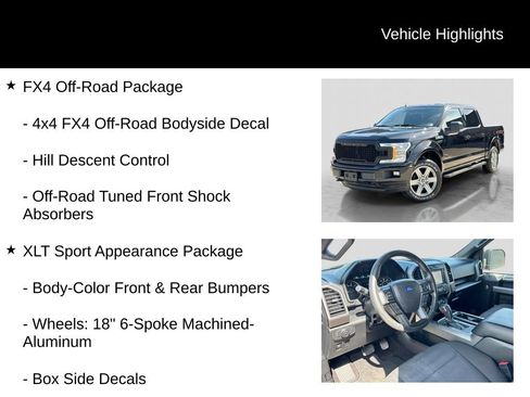 Used 2019 Ford F150 XLT w/ Equipment Group 302A Luxury AWD/4WD image 16