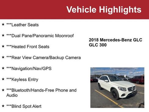 Used 2018 Mercedes-Benz GLC 300 4MATIC image 2