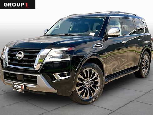 Certified 2023 Nissan Armada Platinum w/ Captain's Chairs Package RWD image 1