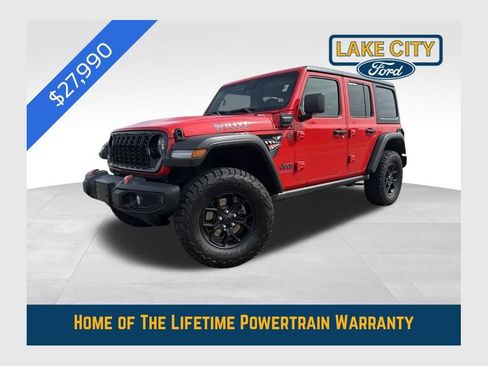 Used 2024 Jeep Wrangler Unlimited AWD/4WD image 1