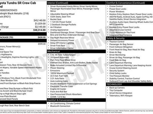 Used 2025 Toyota Tundra SR w/ SR Tow Package AWD/4WD image 27