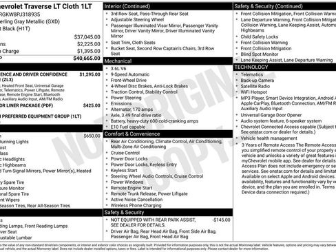 Used 2023 Chevrolet Traverse LT FWD image 15