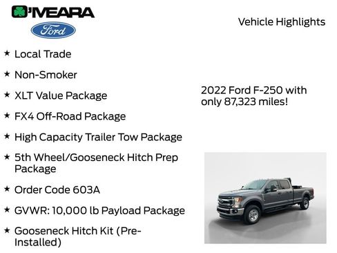 Used 2022 Ford F250 XLT w/ XLT Value Package AWD/4WD image 8