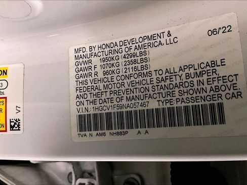 Used 2022 Honda Accord EX-L image 32