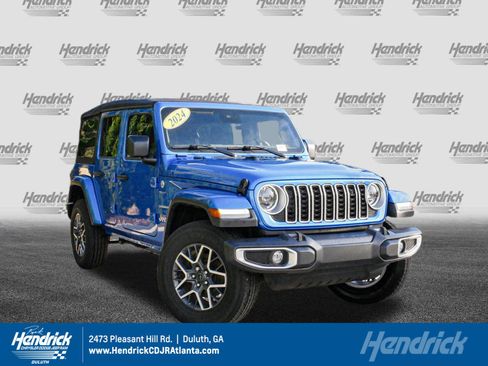 Used 2024 Jeep Wrangler Sahara w/ Safety Group image 1