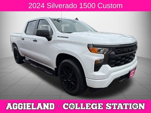 Certified 2024 Chevrolet Silverado 1500 Custom w/ LPO, Dark Essentials Package image 1