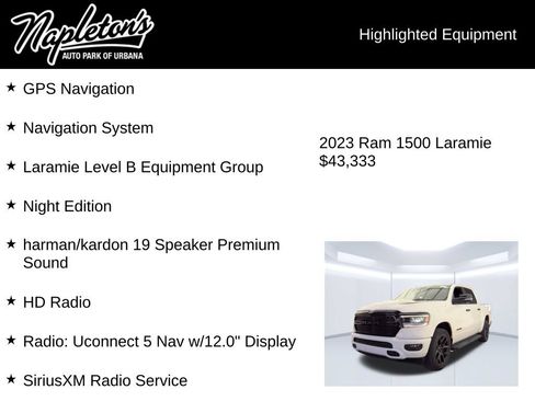 Used 2023 RAM 1500 Laramie AWD/4WD image 4