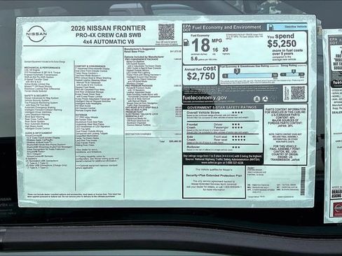 New 2026 Nissan Frontier PRO-4X w/ Pro Premium Package image 13