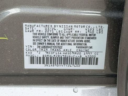 New 2026 Nissan Sentra SR w/ SR Premium Package FWD image 25