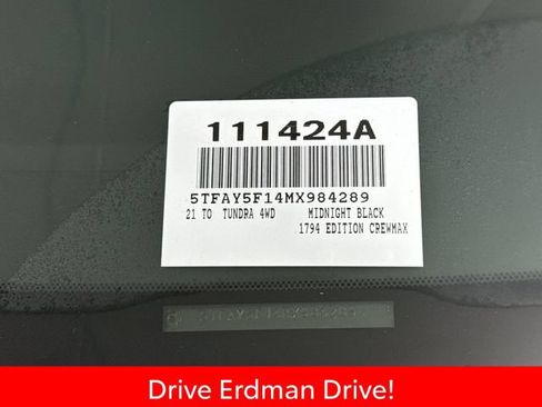 Certified 2021 Toyota Tundra 1794 Edition AWD/4WD image 31