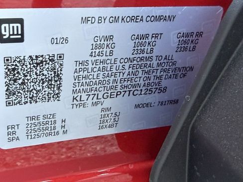 New 2026 Chevrolet Trax RS w/ Sunroof Package FWD image 21