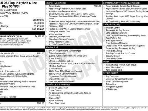 Certified 2025 Audi Q5 e Premium Plus w/ Premium Plus Package AWD/4WD image 2