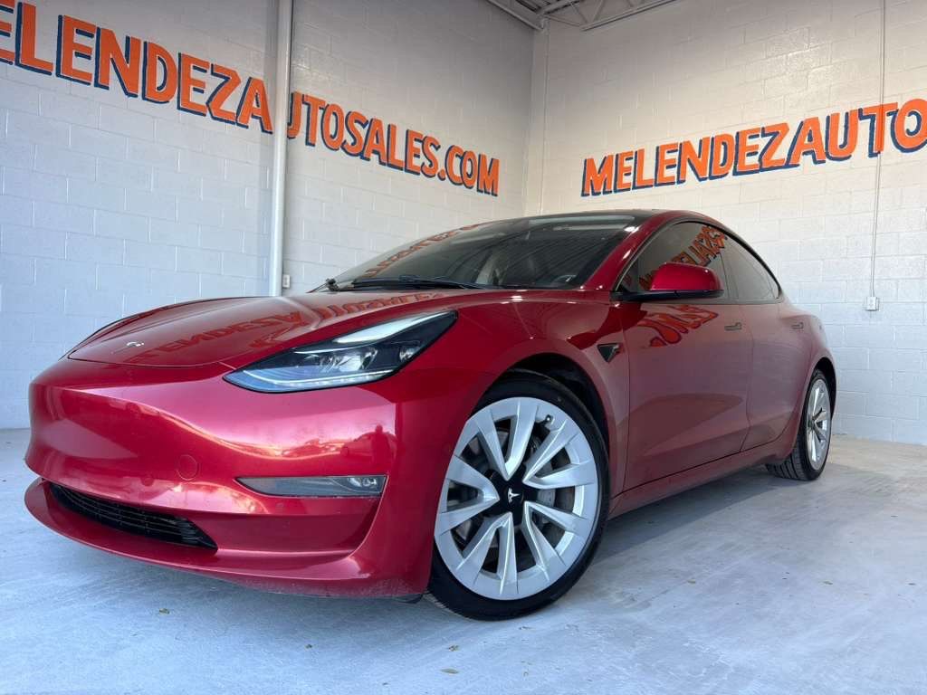 Used 2021 Tesla Model 3 Long Range AWD/4WD image 1