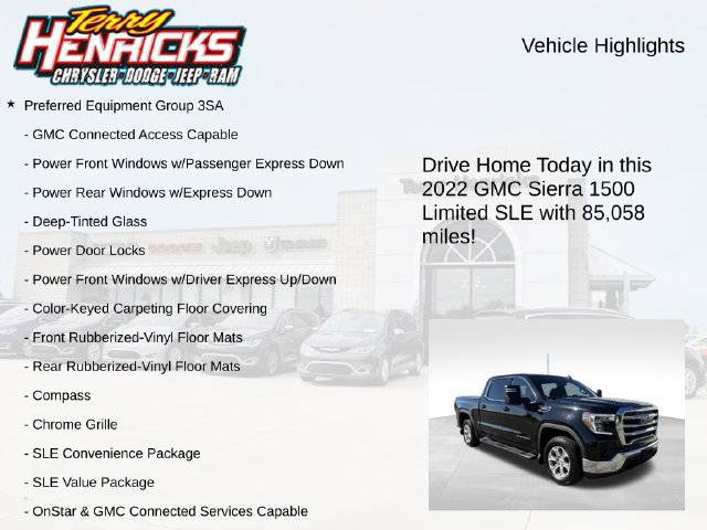 Used 2022 GMC Sierra 1500 SLE w/ Preferred Package AWD/4WD image 4