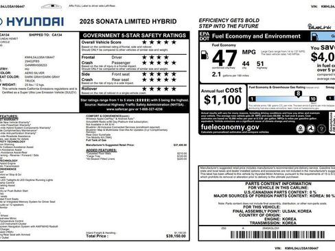 Used 2025 Hyundai Sonata Limited image 5
