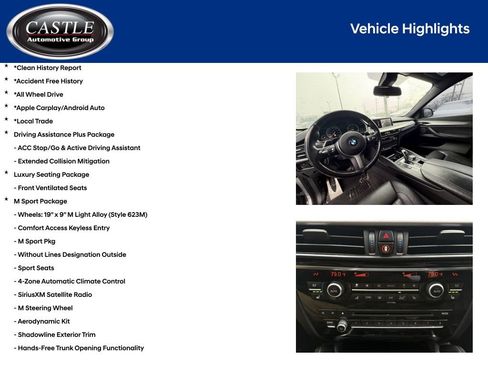 Used 2019 BMW X6 xDrive35i w/ M Sport Package image 4