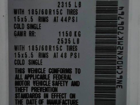 Used 2021 Nissan NV200 S FWD image 33